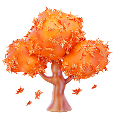 Árbol de otoño  3D Icon