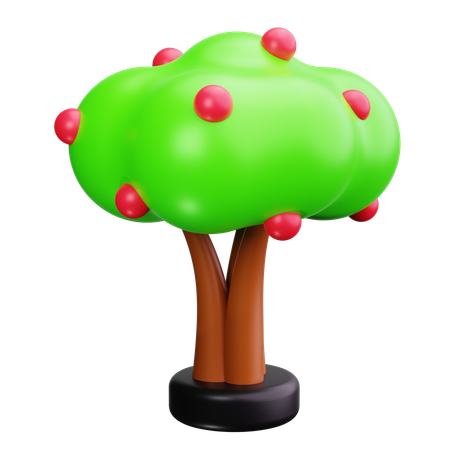 Árbol de frutas  3D Icon