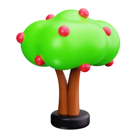 Árbol de frutas  3D Icon