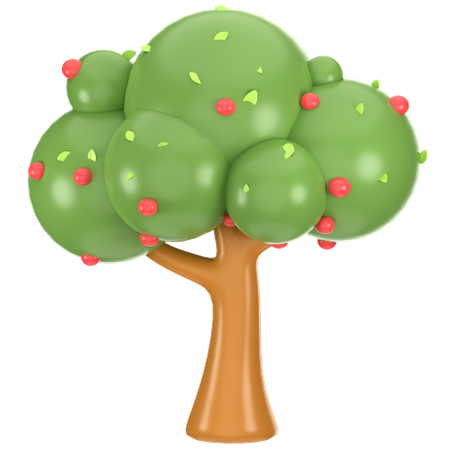 Árbol de frutas  3D Icon