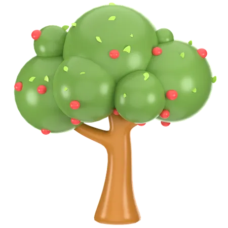 Árbol de frutas  3D Icon