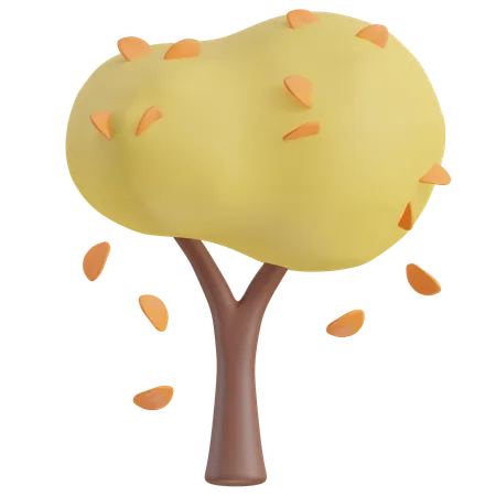 Árbol de otoño  3D Icon