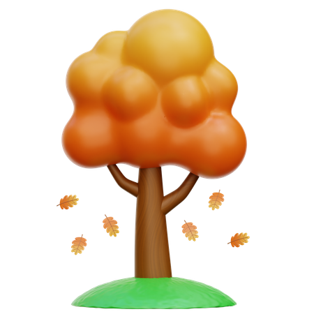 Árbol de otoño  3D Icon