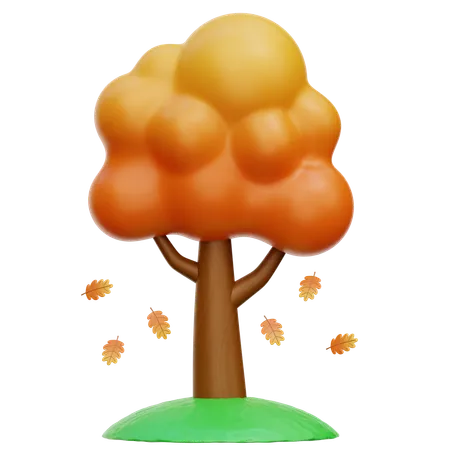 Árbol de otoño  3D Icon