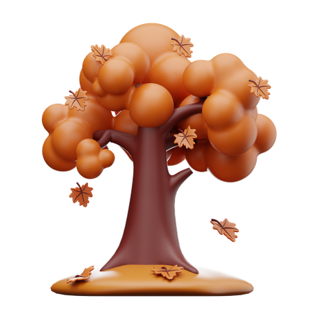 Árbol de otoño  3D Icon