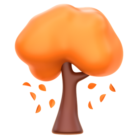 Árbol de otoño  3D Icon