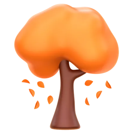 Árbol de otoño  3D Icon