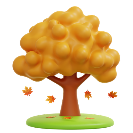 Árbol de otoño  3D Icon