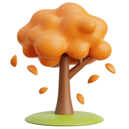 Árbol de otoño  3D Icon