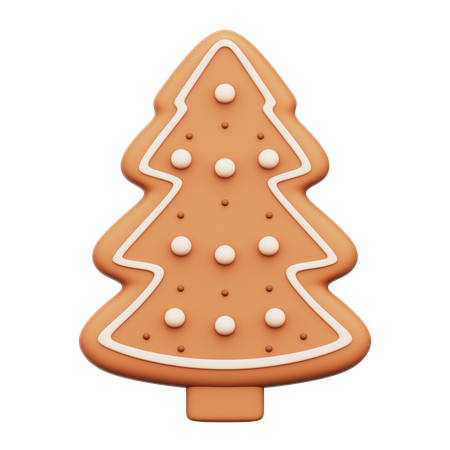 Pan de jengibre de árbol  3D Icon