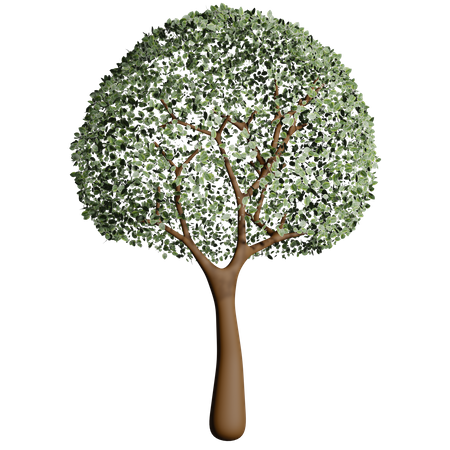 Árbol de primavera  3D Icon