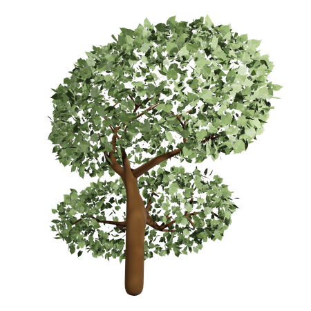 Árbol de primavera  3D Icon