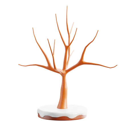 Árbol seco  3D Icon