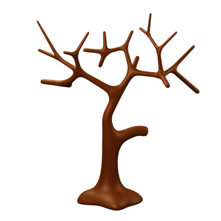 Árbol seco  3D Icon