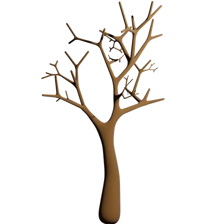 Árbol seco  3D Icon