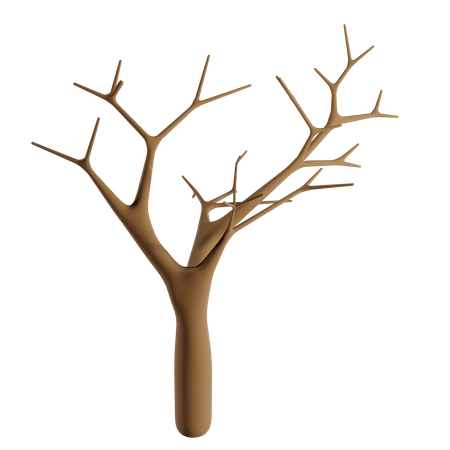 Árbol seco  3D Icon