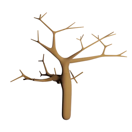 Árbol seco  3D Icon