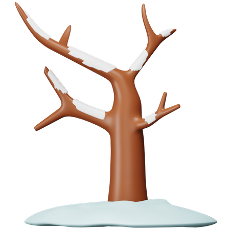 Árbol seco  3D Icon