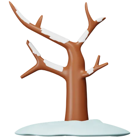 Árbol seco  3D Icon