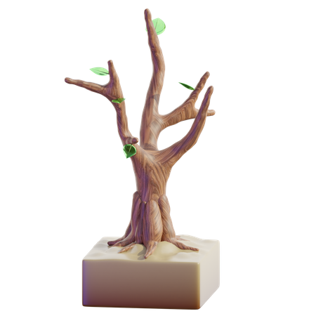 Árbol seco  3D Icon