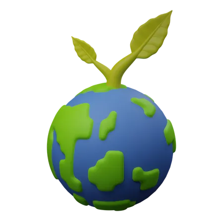 Árbol de tierra  3D Icon