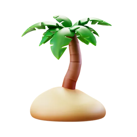 Arbol tropical  3D Illustration