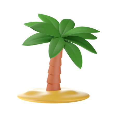 Arbol tropical  3D Icon