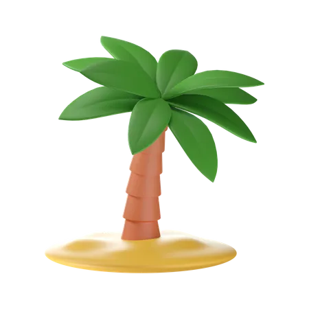 Arbol tropical  3D Icon