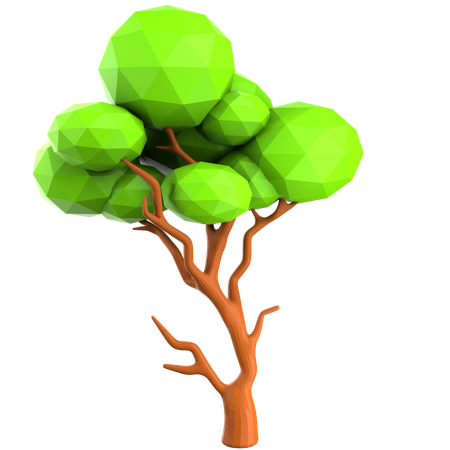 Árbol tupido  3D Icon