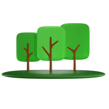 Árboles  3D Icon