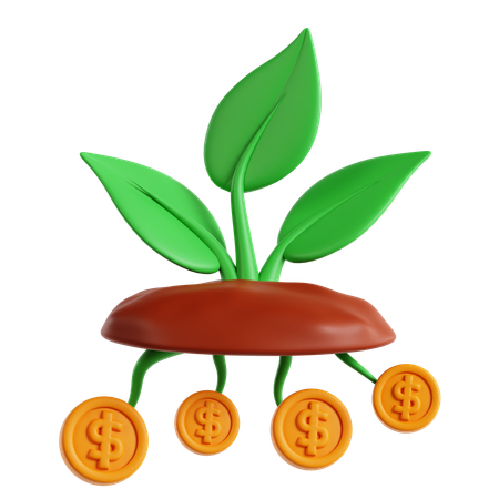 Arbre à dollar  3D Icon