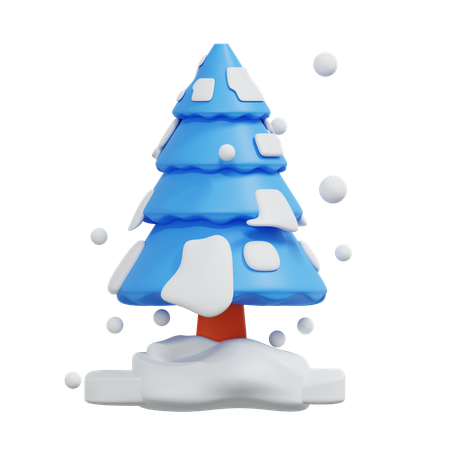 Arbre à neige  3D Icon