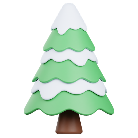 Arbre à neige  3D Icon