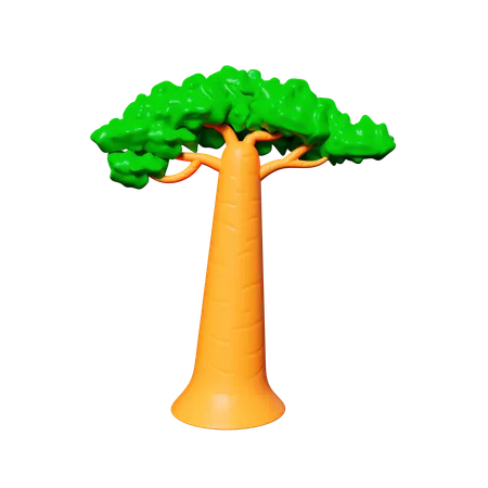 Arbre africain  3D Icon