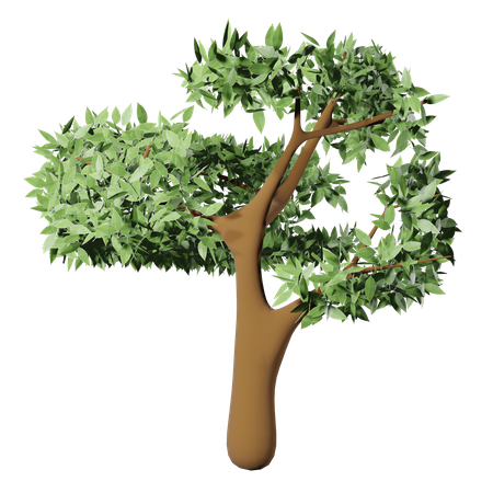 Même un arbre  3D Icon