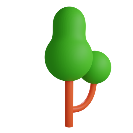 Arbre avec branche  3D Icon