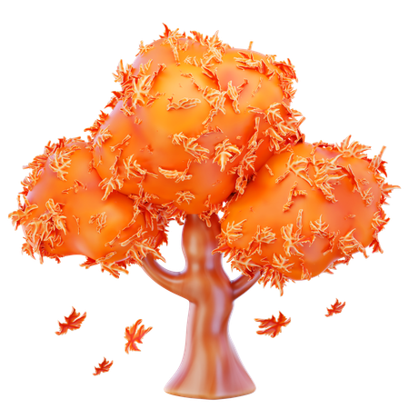 Arbre d'automne  3D Icon