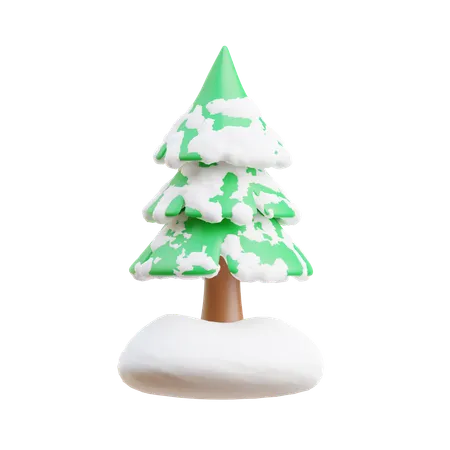 Arbre d'hiver  3D Icon