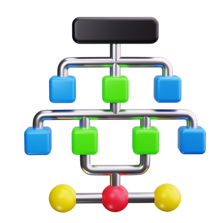 Arbre de décision  3D Icon