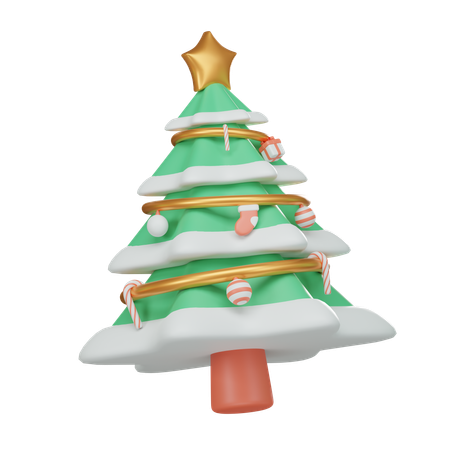 Sapin de Noël  3D Icon