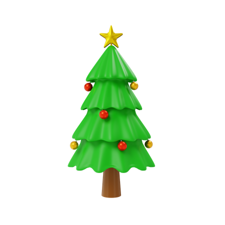 Sapin de Noël  3D Icon