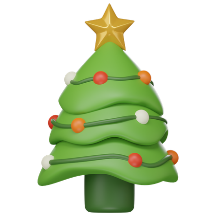 Sapin de Noël  3D Icon