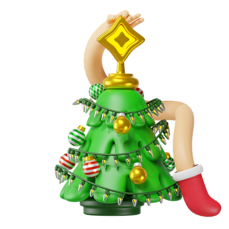 Sapin de Noël  3D Icon