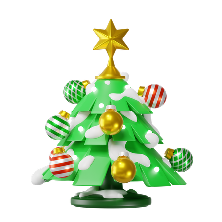 Sapin de Noël  3D Icon