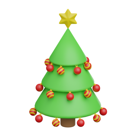 Sapin de Noël  3D Icon