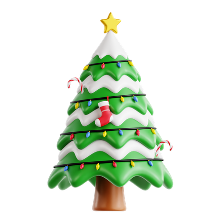 Sapin de Noël  3D Icon