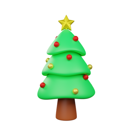 Sapin de Noël  3D Icon