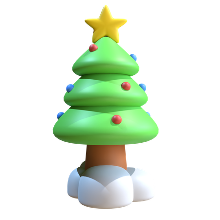 Sapin de Noël  3D Icon