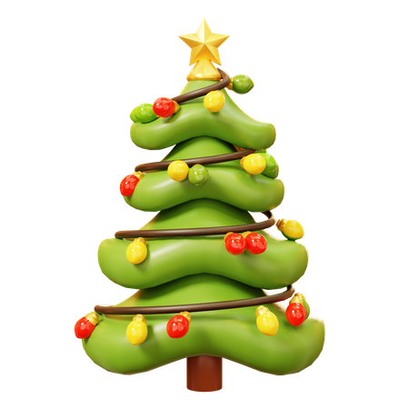 Sapin de Noël  3D Icon