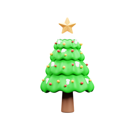 Sapin de Noël  3D Icon